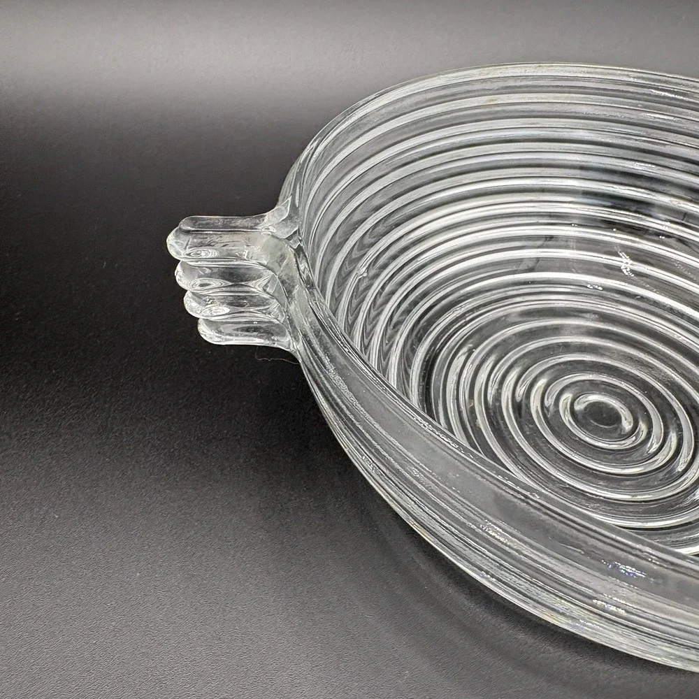 Vintage Anchor Hocking Ribbed Depression Glass 